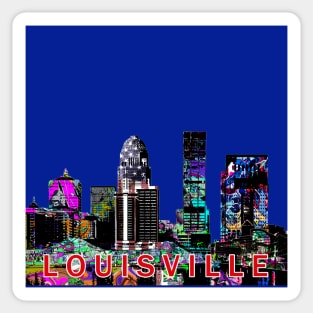 Louisville, Kentucky in graffiti Sticker